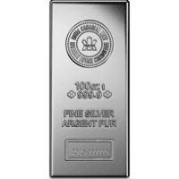 100 oz Silver Bars