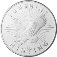 1 oz Sunshine Mint Silver Round