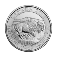 1.25 oz Canadian Bison Silver Coin (Year Varies)