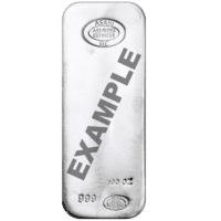 100 oz IRA Eligible LBMA Brand Silver Bar