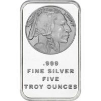 5 oz SilverTowne Buffalo Silver Bars