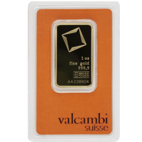 1 oz Valcambi Gold Bar