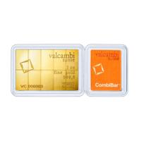 1 oz Valcambi Gold Combi-Bar 10 x 1/10 oz