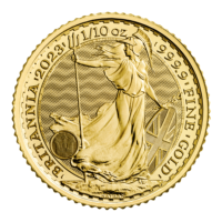 2023 1/10 oz British Gold Britannia Coin Queen Elizabeth II