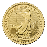 2025 1/10 oz British Gold Britannia Coin