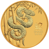 2025 1 oz Australian Gold Lunar Snake Coin